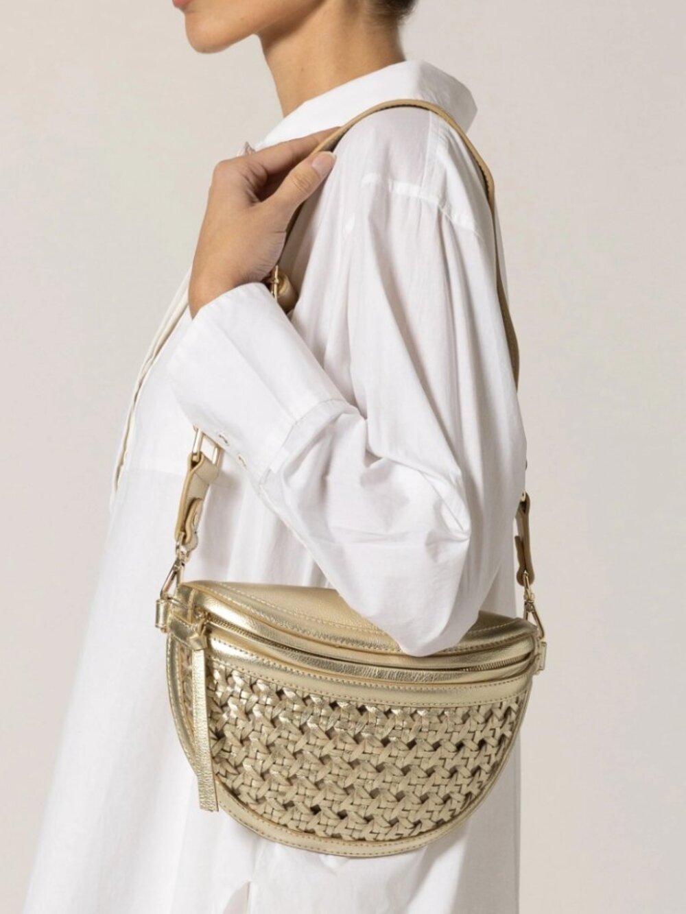 Cleobella Woven Belt Bag/Crossbody "LIKE NEW"
